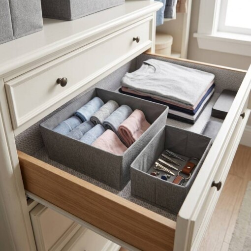 Pack de 6 boites de rangement ouverts