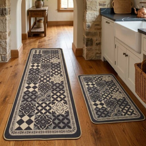 Tapis maison luxe Décoré FIRLA 2PCS