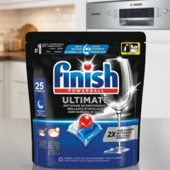 Finish Ultimate nettoyant pour lave vaisselle 25 capsules