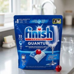Finish Quantum nettoyant pour lave vaisselle 33 capsules