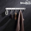 Porte manteau et objets 5 Crochets en acier inoxydable