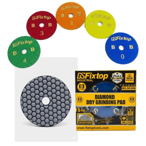 Disque de meulage à sec au diamant 4" FIXTOP