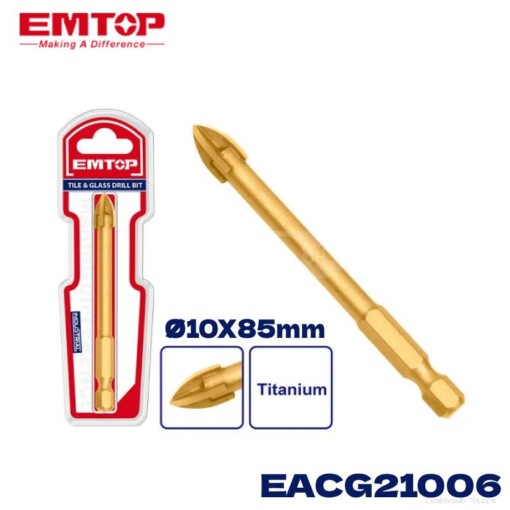 Mèche Céramique 10*85mm EMTOP  EACG21006