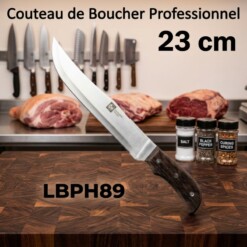 Couteau de Boucher Professionnel 23 cm LBPH89