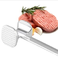 Alternative view of Marteau attendrisseur de viande métallique double face 29844