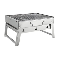 Alternative view of Barbecue au Charbon de Bois Portable Modèle Silver 35214