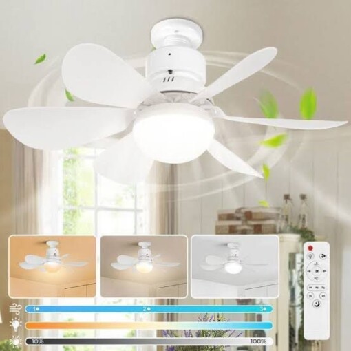 Ventilateur plafond avec lumière