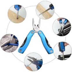 Alternative view of Pince swiss multifonction 14en1 Bleu