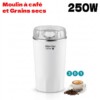 Moulin à café et épices grain secs électrique 250W