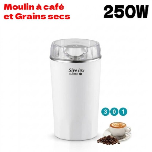 Moulin à café et épices grain secs électrique 250W