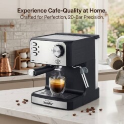 Machine à café Expresso Cappuccino 1.5L 20 Bar 850W