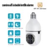 Caméra de surveillance nocturne WiFi 2MP 360 degrés avec détecteur de mouvement et audio