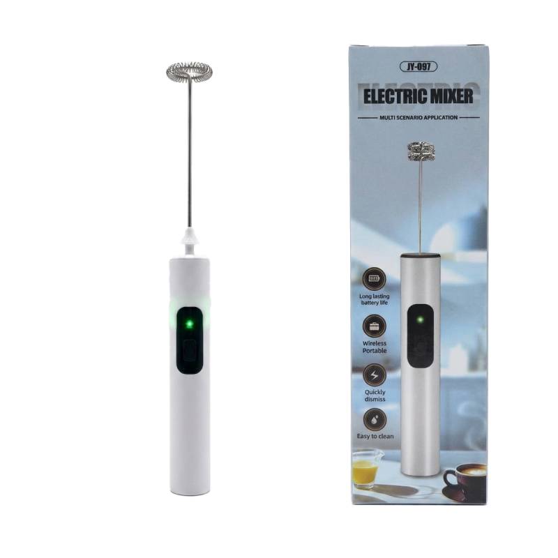 Mousseur à café et lait fouée rechargeable 3 vitesses – Image 2