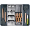 Organisateur Ustensiles de cuisine porte couteaux 8 compartiments réglables
