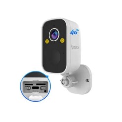 Alternative view of Caméra de sécurité audio sans fil avec détecteur de mouvement Alarme et vision nocturne 2K