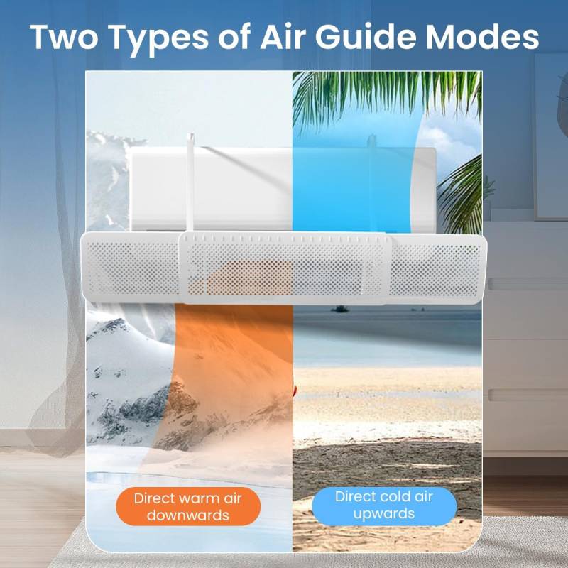 Déflecteur d'air pour climatiseur ajustable extensible – Image 7