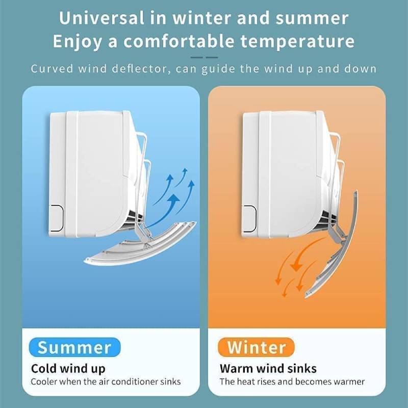 Déflecteur d'air pour climatiseur ajustable extensible – Image 8