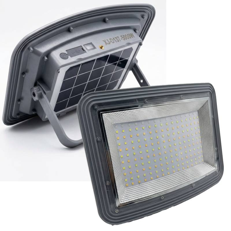 Projecteur LED solaire rechargeable avec PowerBank 5000W â Image 2