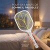 Raquette électrique Anti-moustique avec torche GECKO