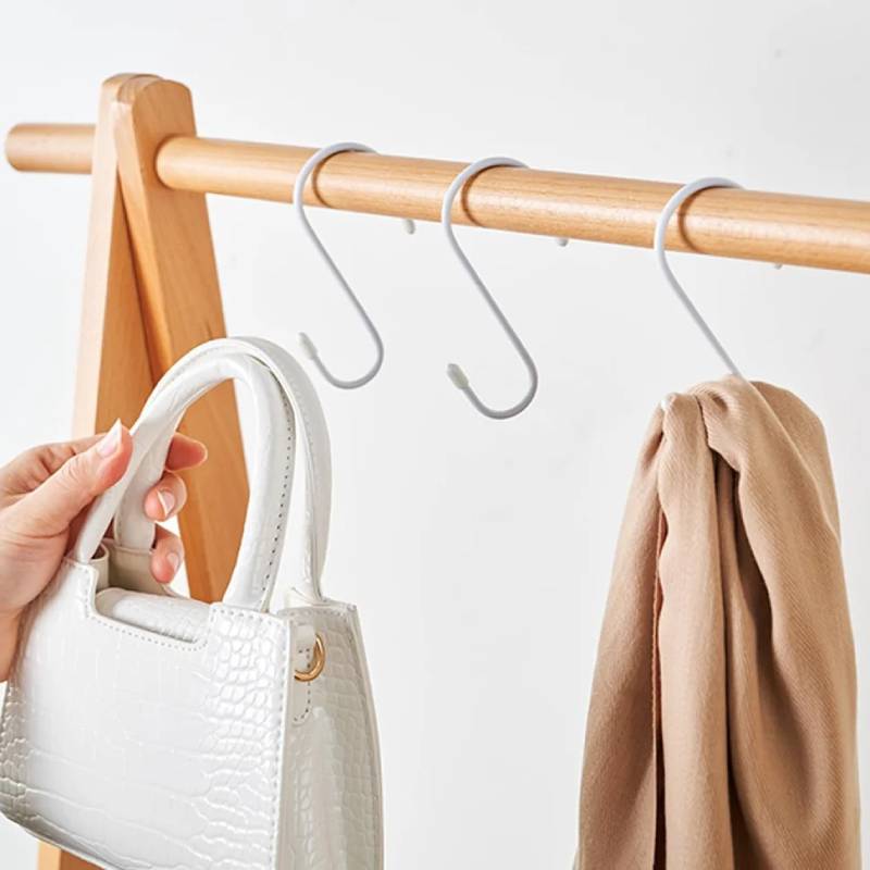 Ensemble de 7 crochets S colorés métallique – Image 2