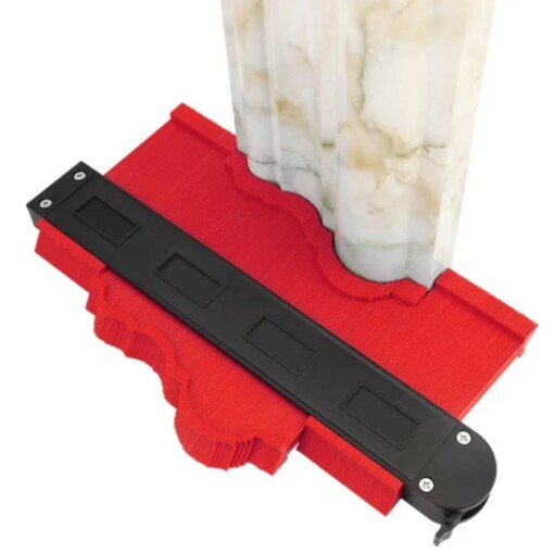 Gabarit de contour pour traçage irrégulière 10"