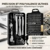 Jeu de tournevis de précision 115 pièces