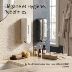 Distributeur Savon manuel mural 300ml
