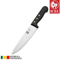 Couteau de Boucher Manche Bois 20cm ICEL