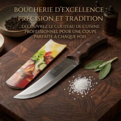 Couteau Boucher en acier inoxydable LBPH310 25cm