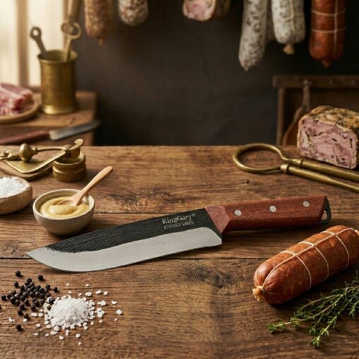 Couteau Boucher Manche bois 299510 20cm