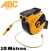 Enrouleur tuyau d'arrosage ABC 15m