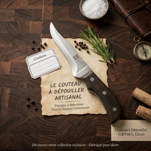 Couteau Boucher en acier inoxydable LBPH85 12cm