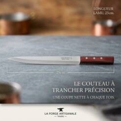 Couteau Chef Samurai à manche coloré LBD3110 25cm