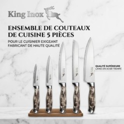 Ensemble Couteaux Cuisine Multifonctions 5PCS 29875