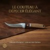 Couteau à dépecer Manche bois W0205 10cm