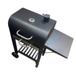 Alternative view of Barbecue Grillade Mobile 2 niveaux avec Table et Thermomètre MAHABA 700°C