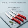 Set de 3 couteaux de Boucher en Acier inoxydable 87254-9
