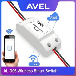 Interrupteur Connecté WiFi Avel AL-D06 – 10A – Contrôle à Distance Smartphone