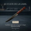 Couteau Chef Samurai à manche coloré LBD318 23cm