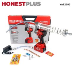 Alternative view of Pompe à Graisse à Batterie 600ml 21V 4.0Ah Brushless HONESTPLUS | YAE2693