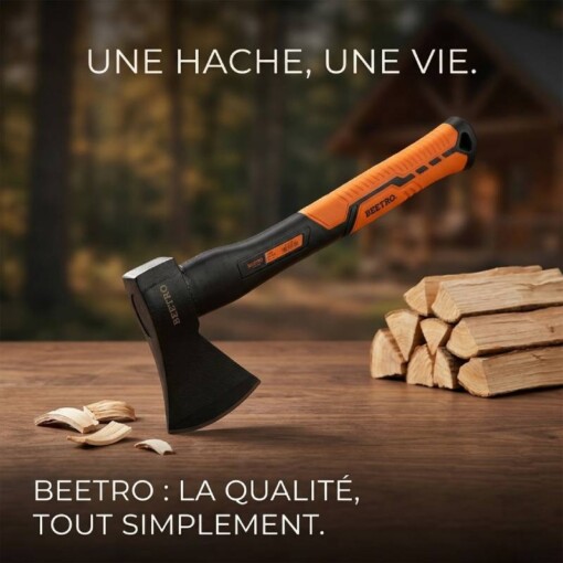 Hachette Professionnel à Bois pour camping BEETRO 960g