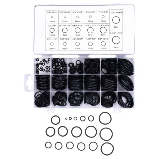 Kit de 222 joints toriques de différentes tailles