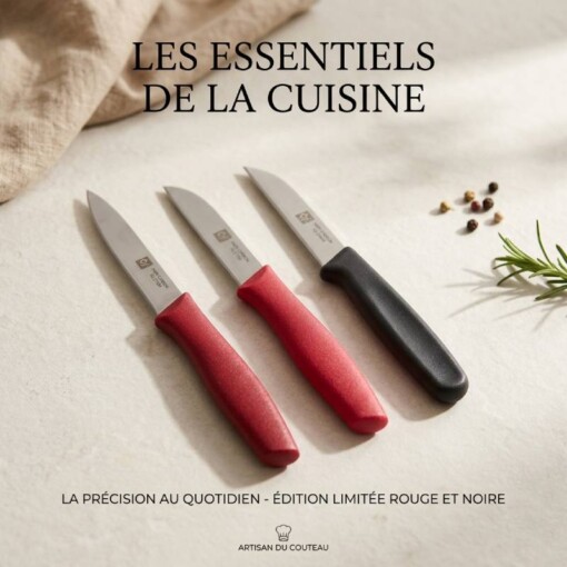 Kit de 3 Couteaux de cuisine Multi couleurs 8/9/10 cm