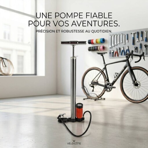 Pompe Manuel en Inox avec Baromètre