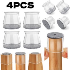 Capuchons protection Pied pour chaises et tables 4PCS