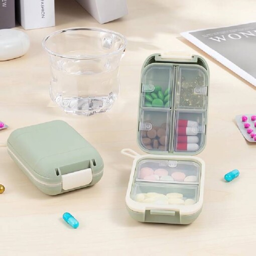 Boite Médicaments Compacte 6 Compartiments PM