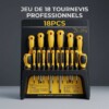 Jeu de 18 Tournevises Professionnels CRV