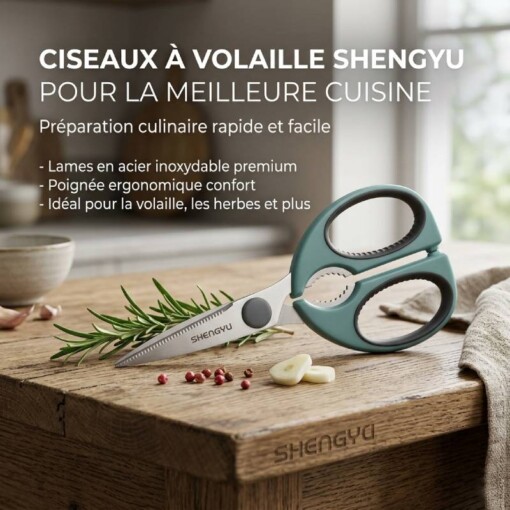 Ciseau Cuisine Professionnel en Acier inoxydable