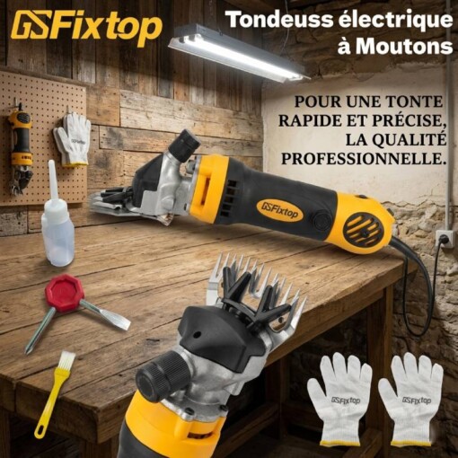 Tondeuse à Moutons électrique 450W 78mm FIXTOP 15714
