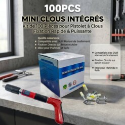 Lot de 100 Clous pour pistolet à clous 27mm
